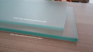 Прозрачное стекло узорчатое парниковых