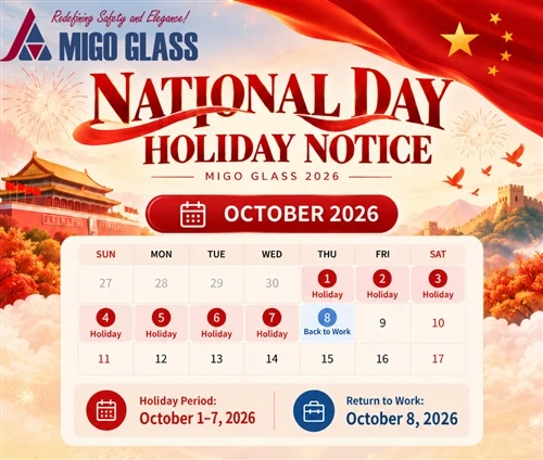 MIGO Glass 2026 Уведомление о празднике Национального дня...