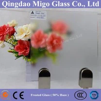 Ультра ясно, кислота травленная матовое стекло (50% Haze)